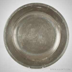 Pewter Charger, Multi Reeded Broad Rim Inventory Thumbnail